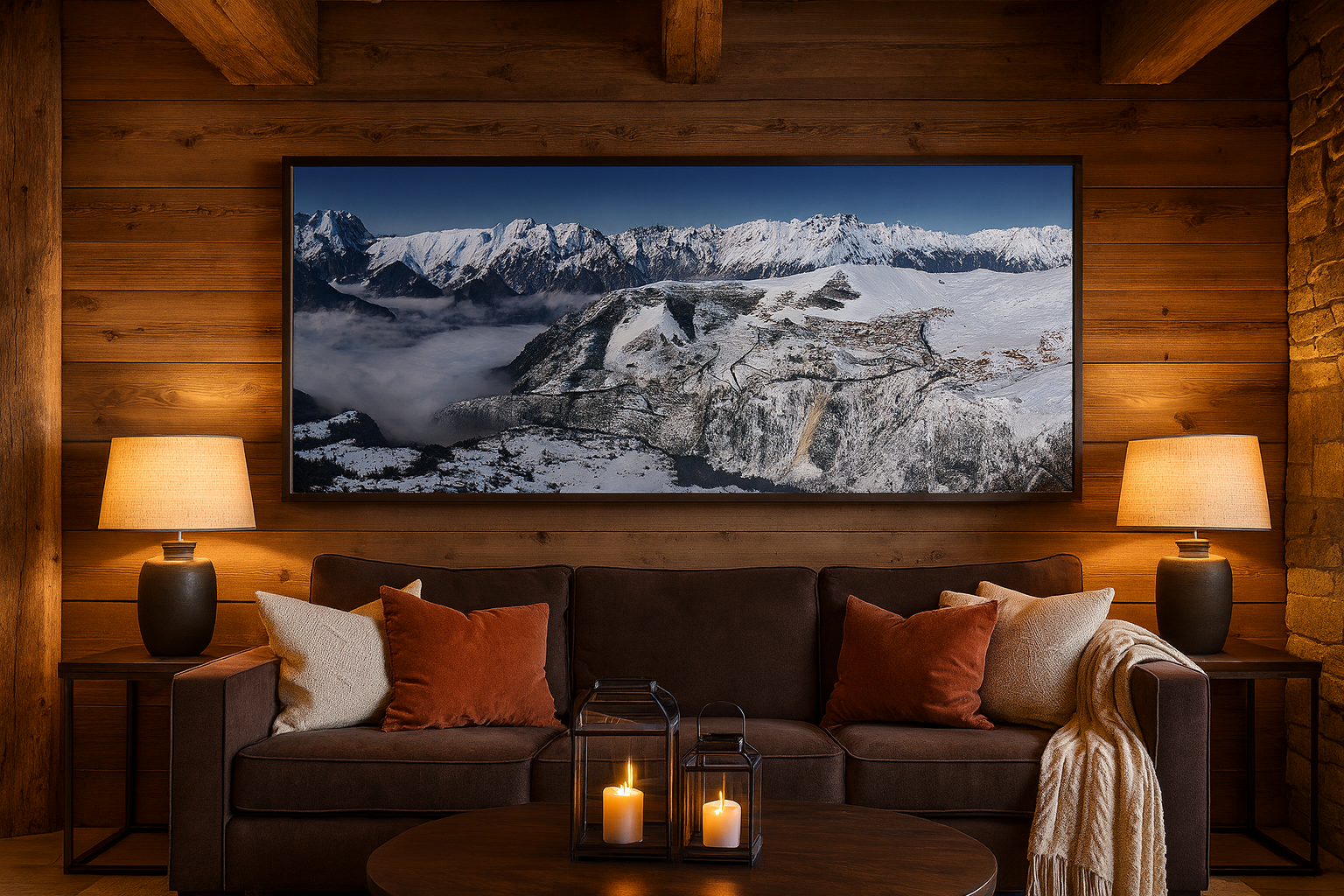 Caisse Américaine dans un chalet