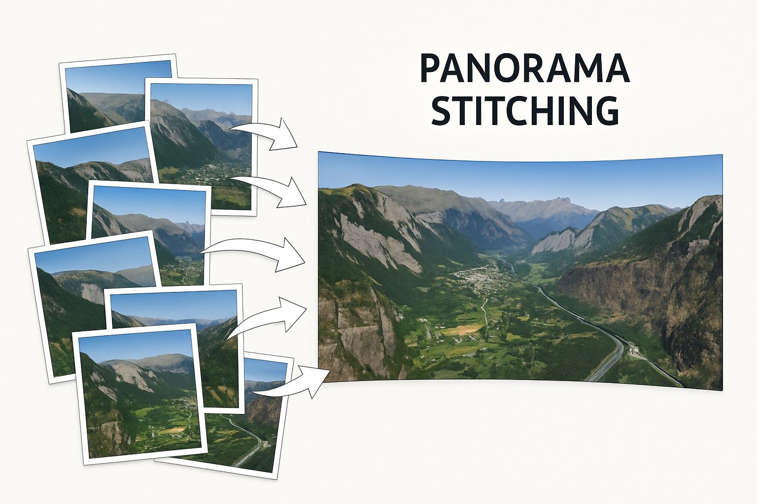 Technique du Stitching panoramique